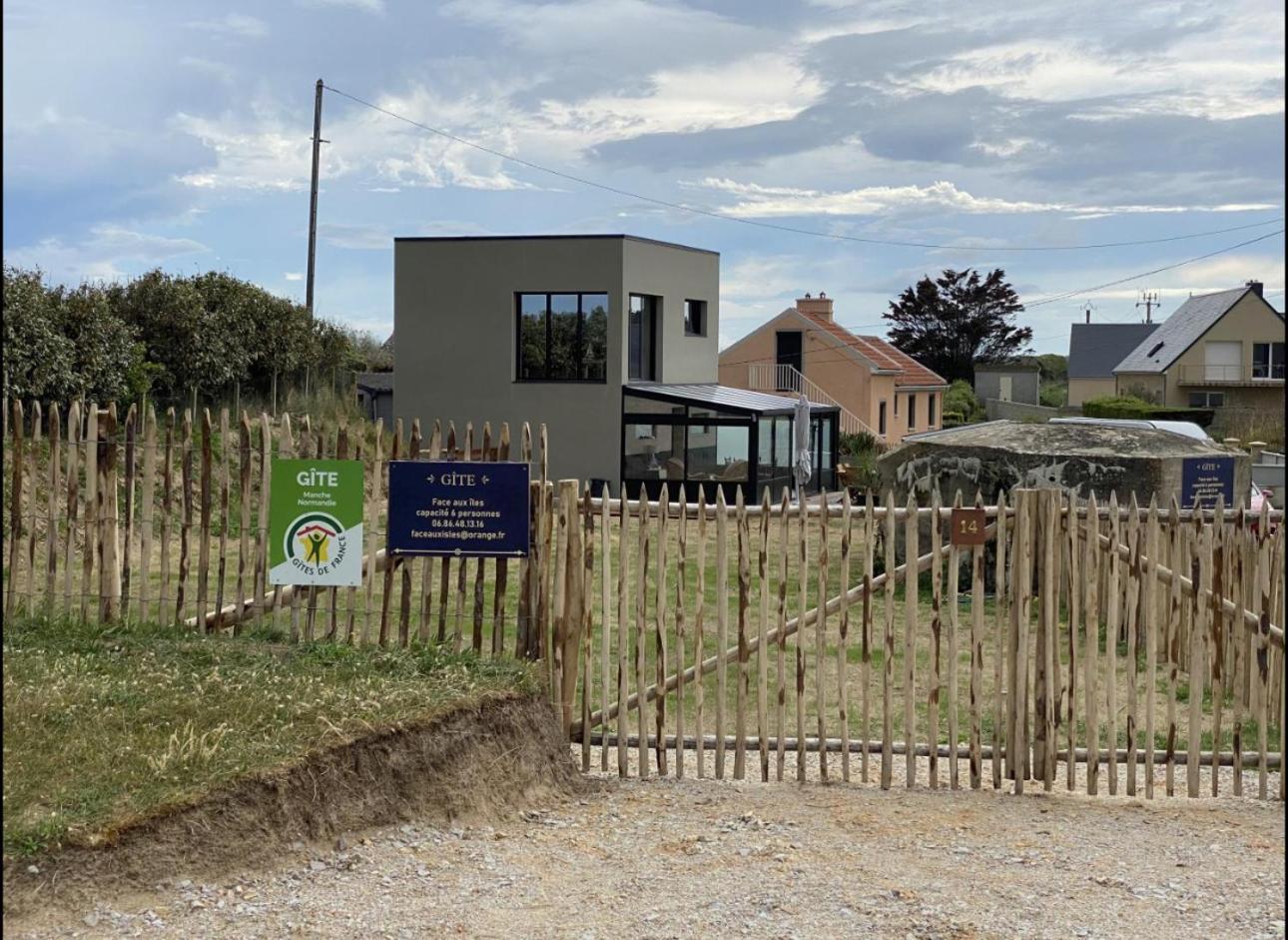 Face Aux Isles Villa Saint-Marcouf Eksteriør billede